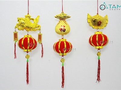 Dây treo tết đèn lồng số 35 (40cm)